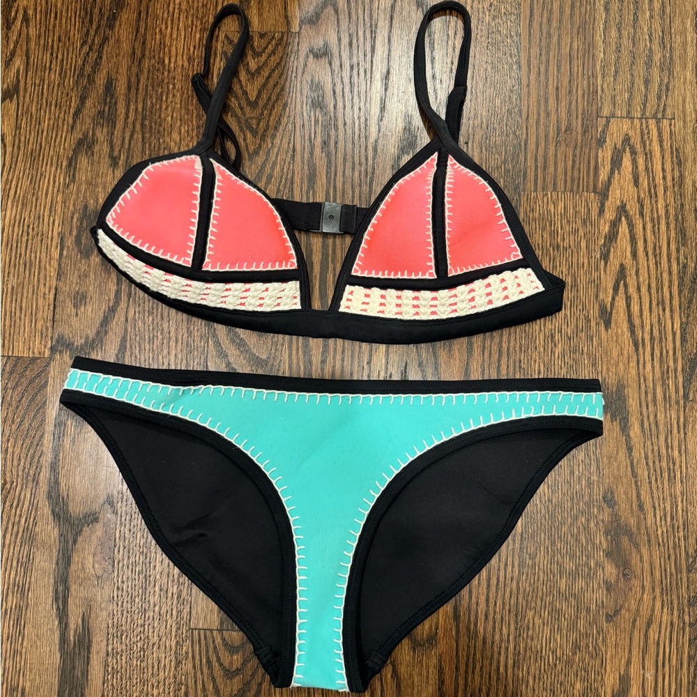 Triangl Swimwear Black Bikini Set